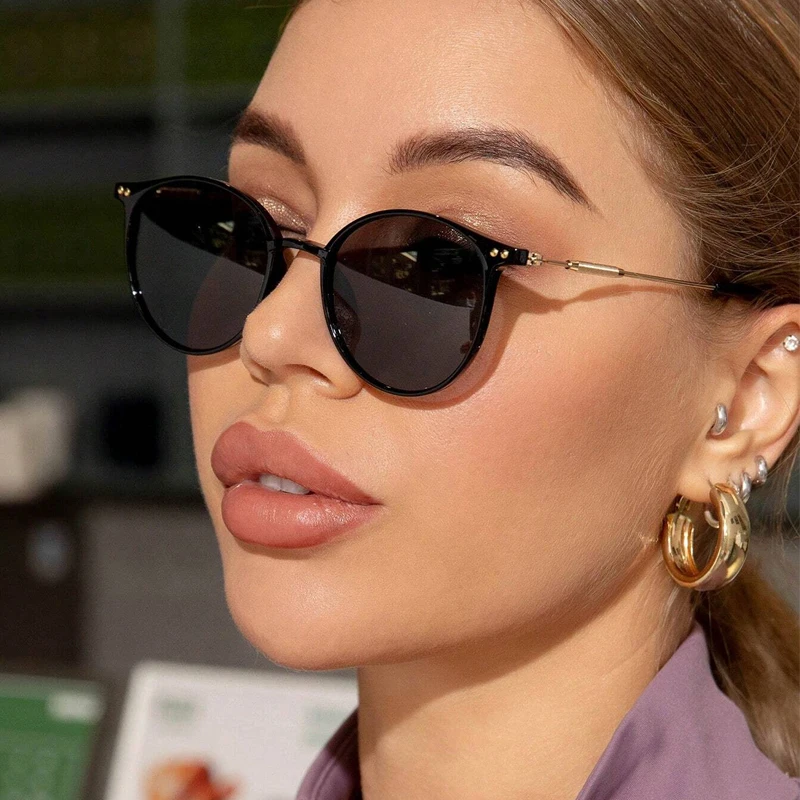Vintage Fashion Brands - New Round Vintage Sunglasses Women Retro