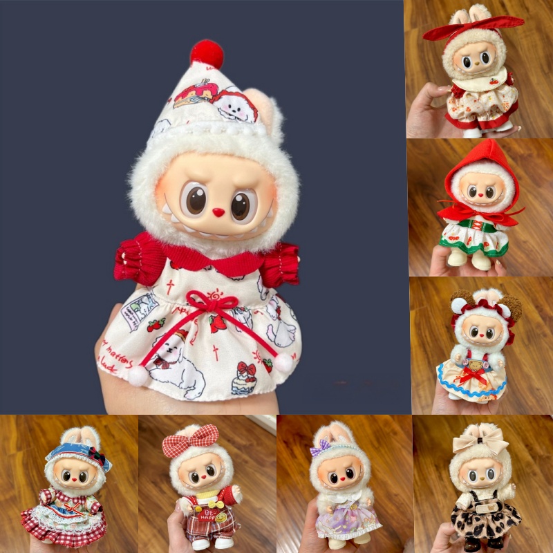Vintage Fashion Dolls - Mini Plush Cute Clothes For 17cm