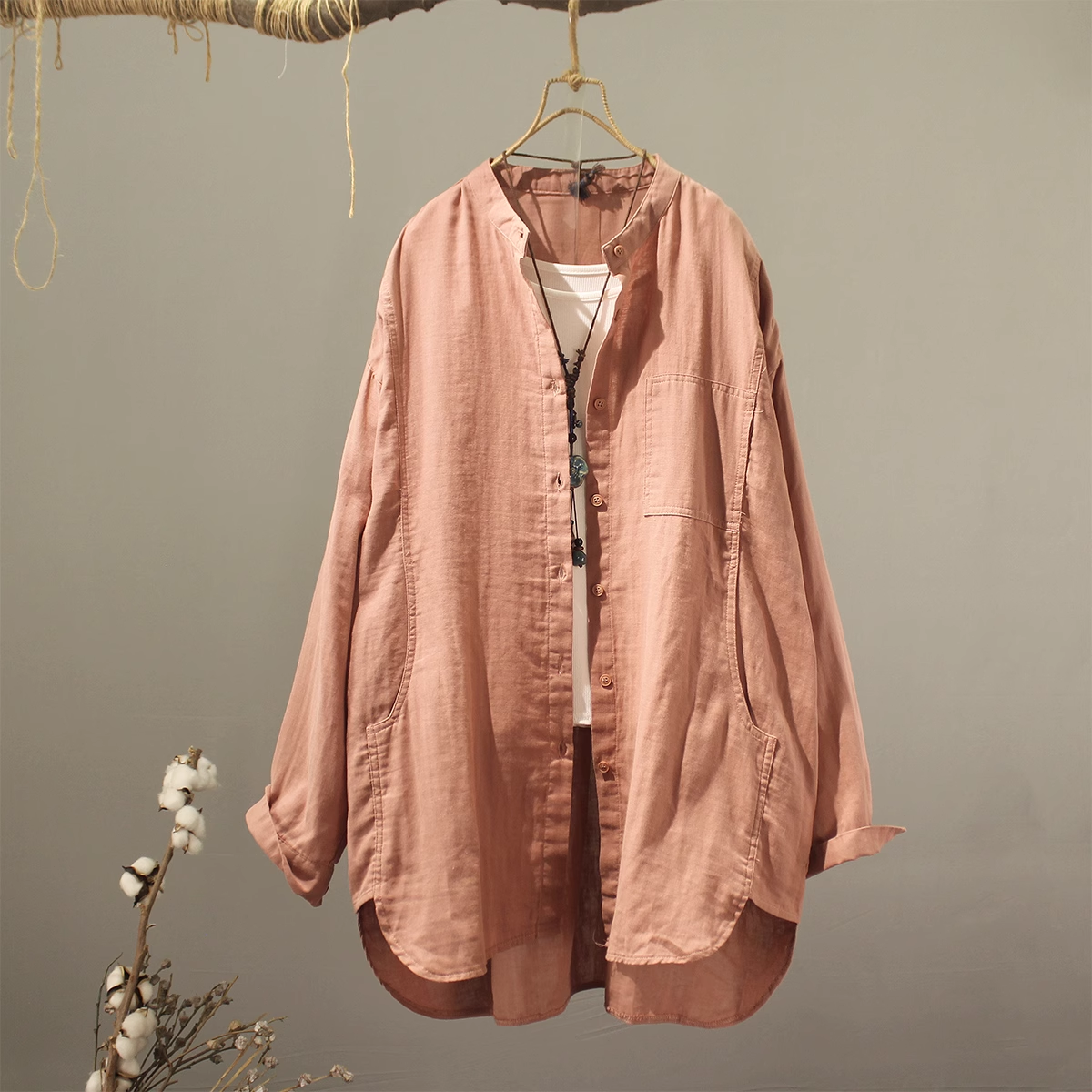 Vintage Fashion Japan - 2026 Middle-aged women's clothing 100% cotton