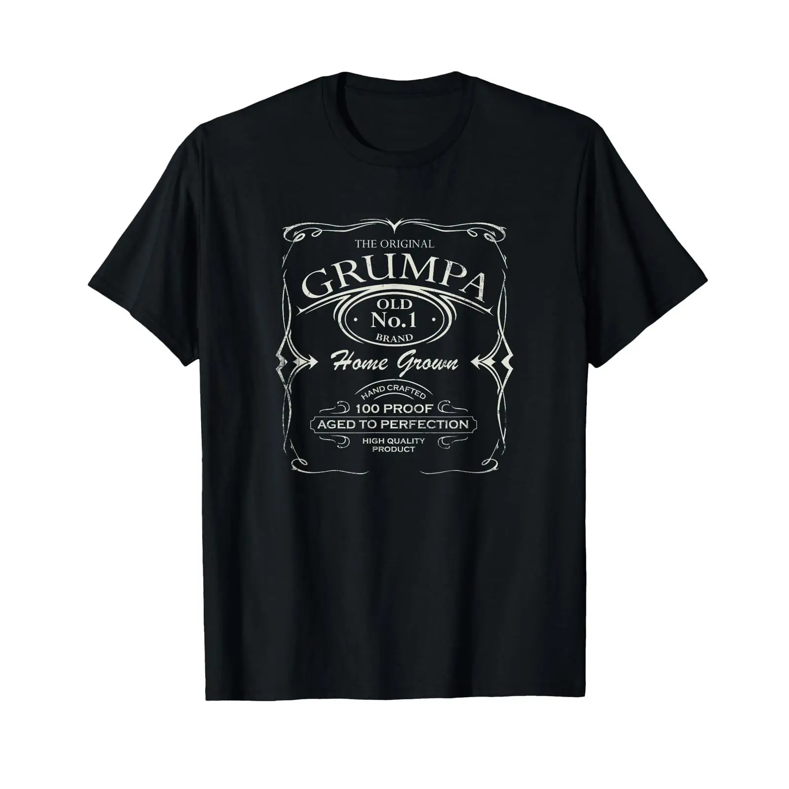Vintage Fashion Labels - GRUMPA Vintage Weathered Whiskey Label Design