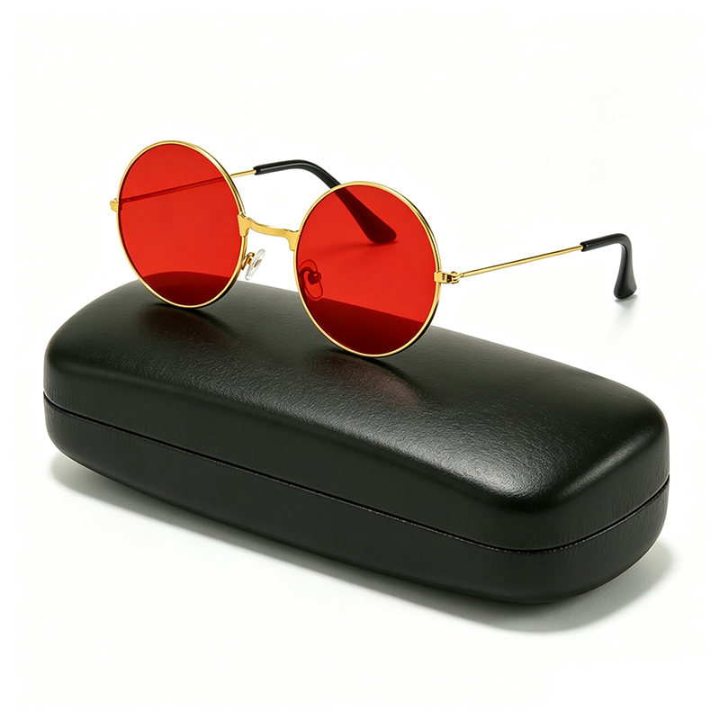 Vintage Fashion Brands - Classic Vintage Round Frame Sunglasses For