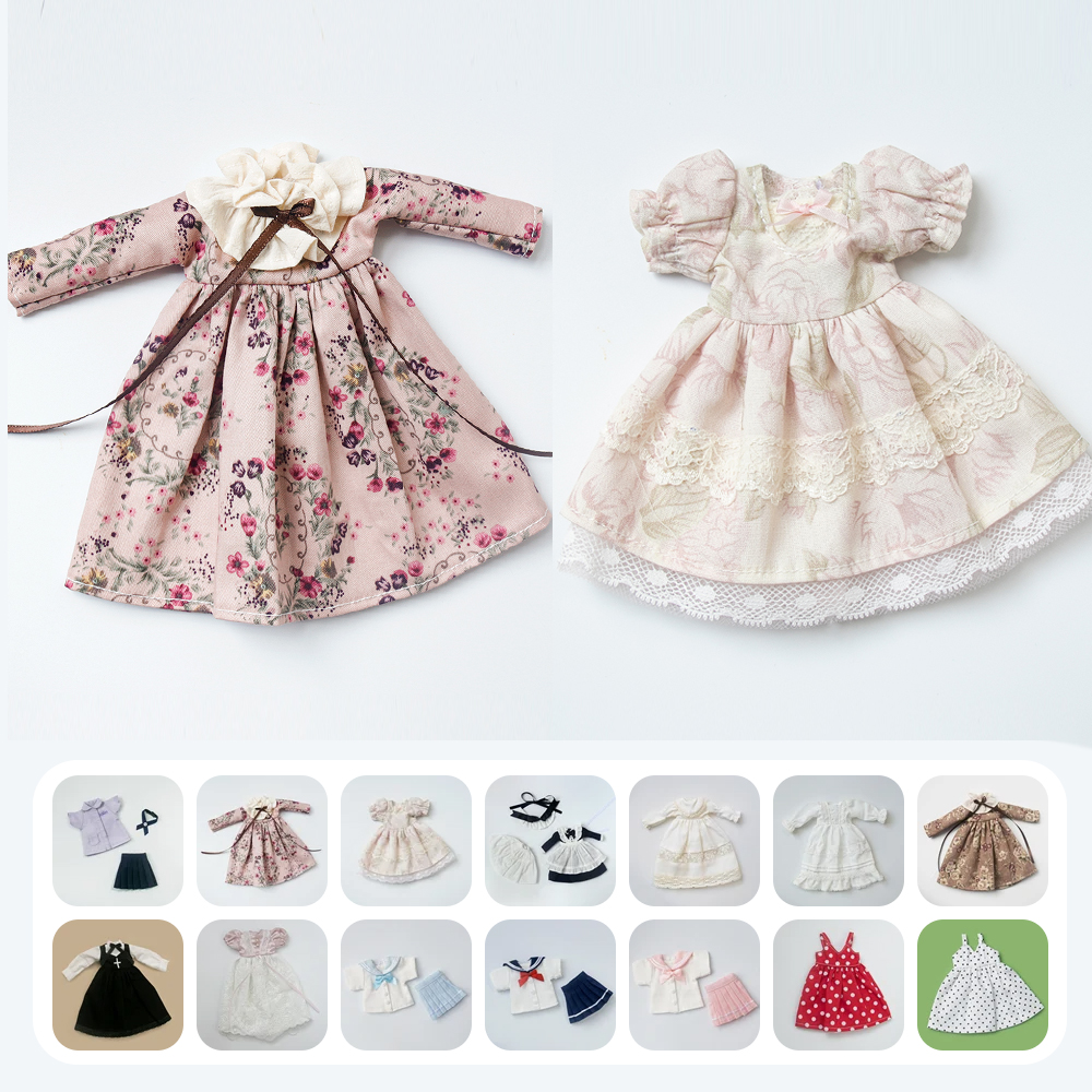 Vintage Fashion Dolls - Blyth Clothes Lace Vintage Dress Shirt