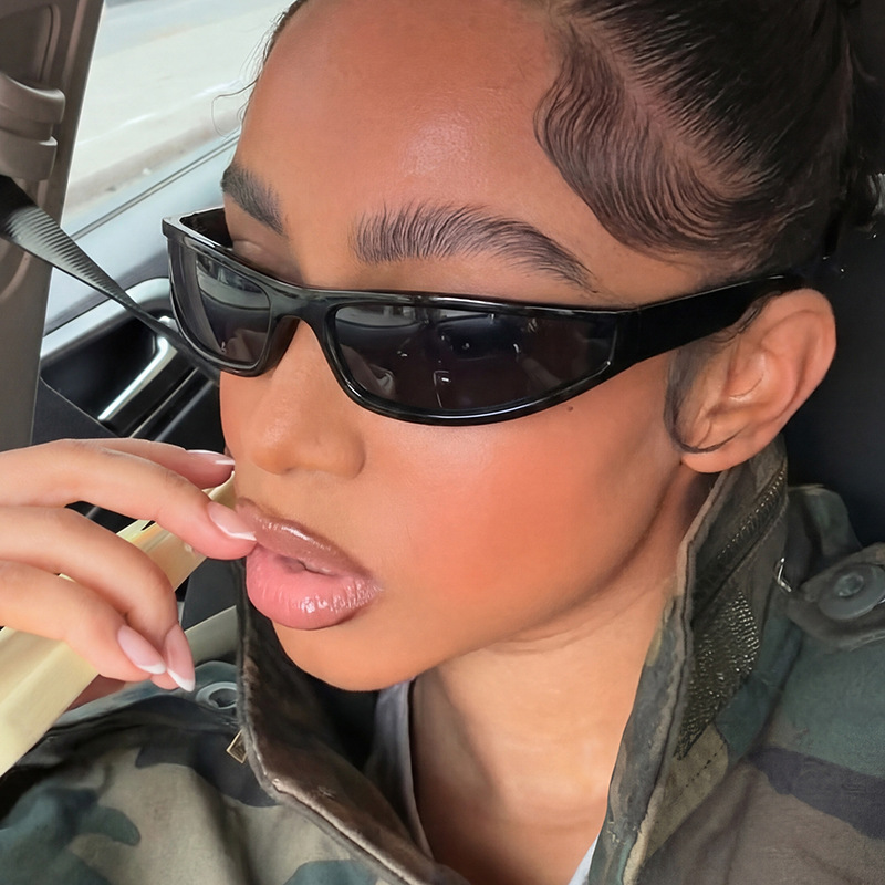 Vintage Fashion Design - Futuristic Y2K Style Cycling Sunglasses Windproof