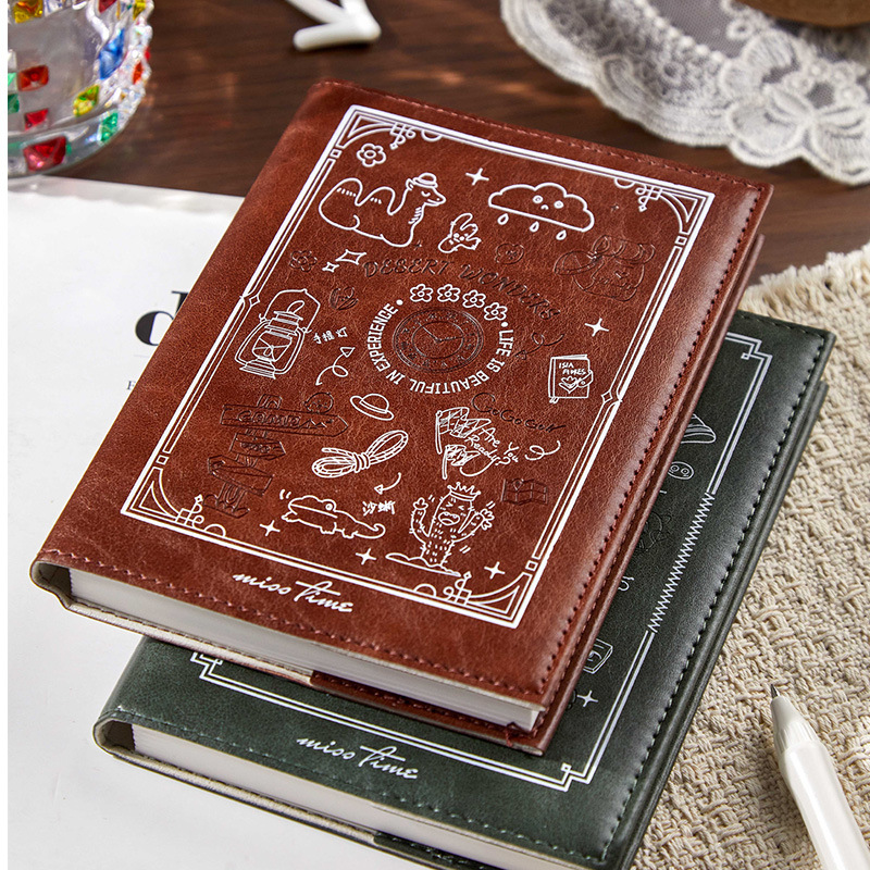 A6 Vintage Faux Leather Bound  - Vintage Fashion Journal recensie en prijs