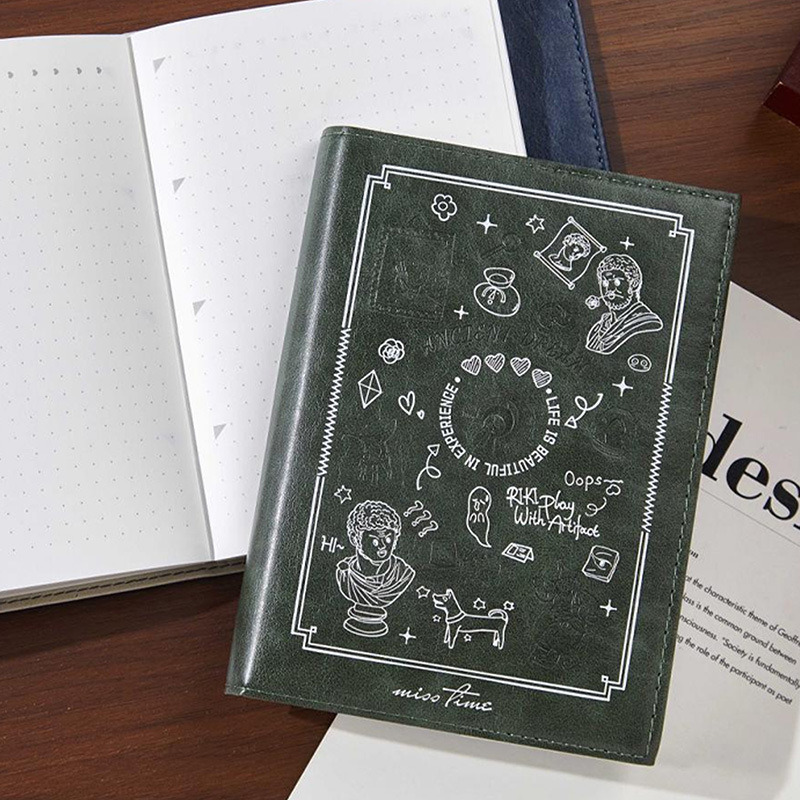 A6 Vintage Faux Leather Bound  - Vintage Fashion Journal recensie en prijs