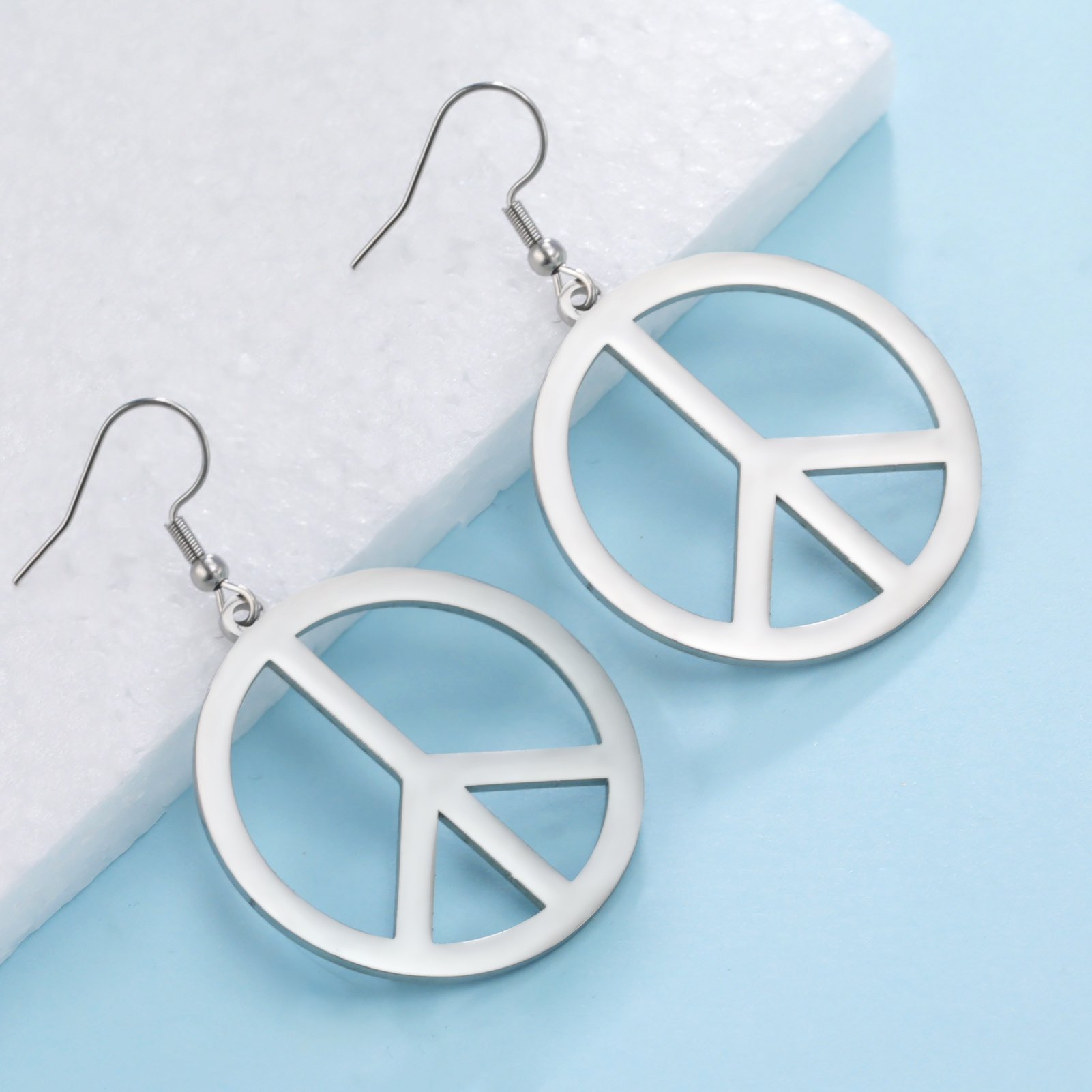 Stainless Steel Peace Sign Sym - Vintage Fashion Labels recensie en prijs