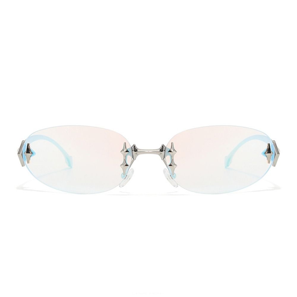 Y2K Style Frameless Sunglasses - Vintage Fashion Trends recensie en prijs