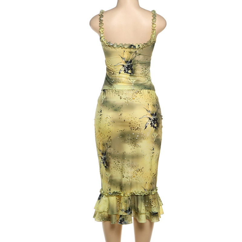 Women's Dress 2 Piece Floral P - Vintage Fashion Pieces recensie en prijs