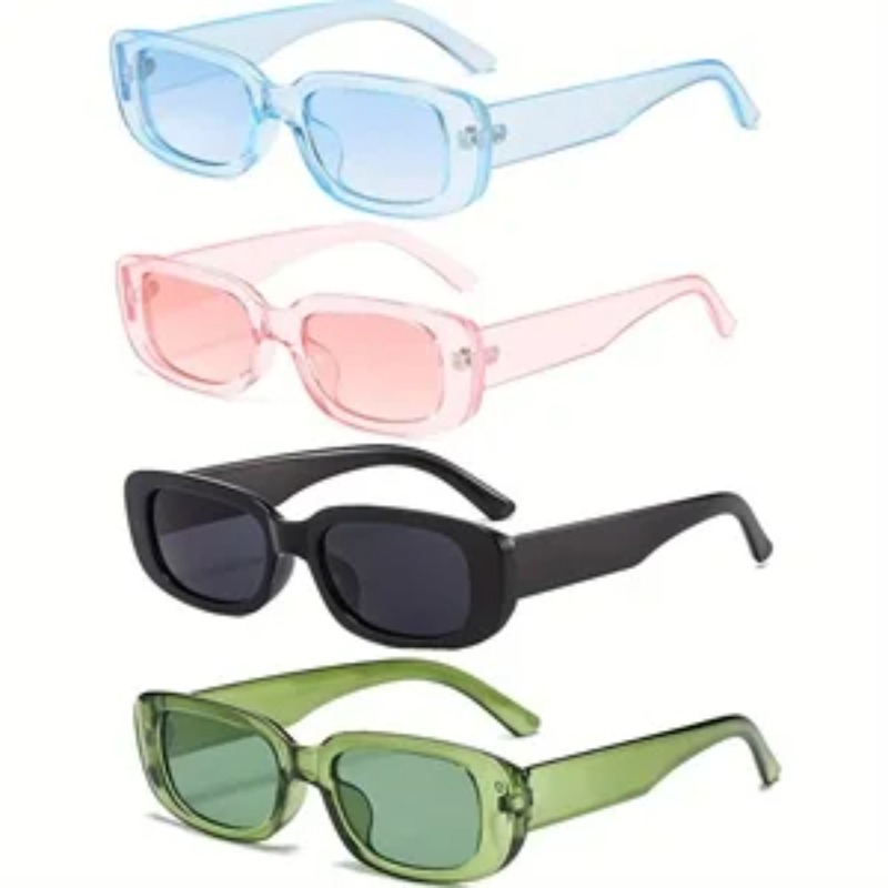1/4pcs New Small Square Sungla - Vintage Fashion Brands recensie en prijs