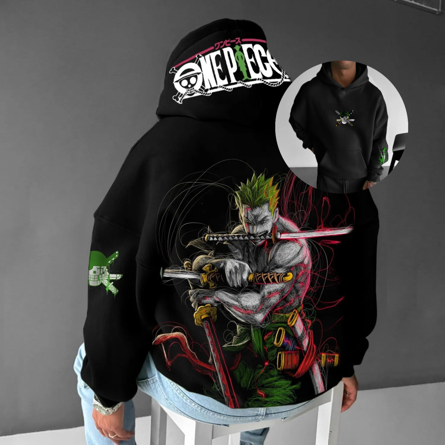 Anime One Piece Zoro Vintage O - Vintage Fashion Japan recensie en prijs