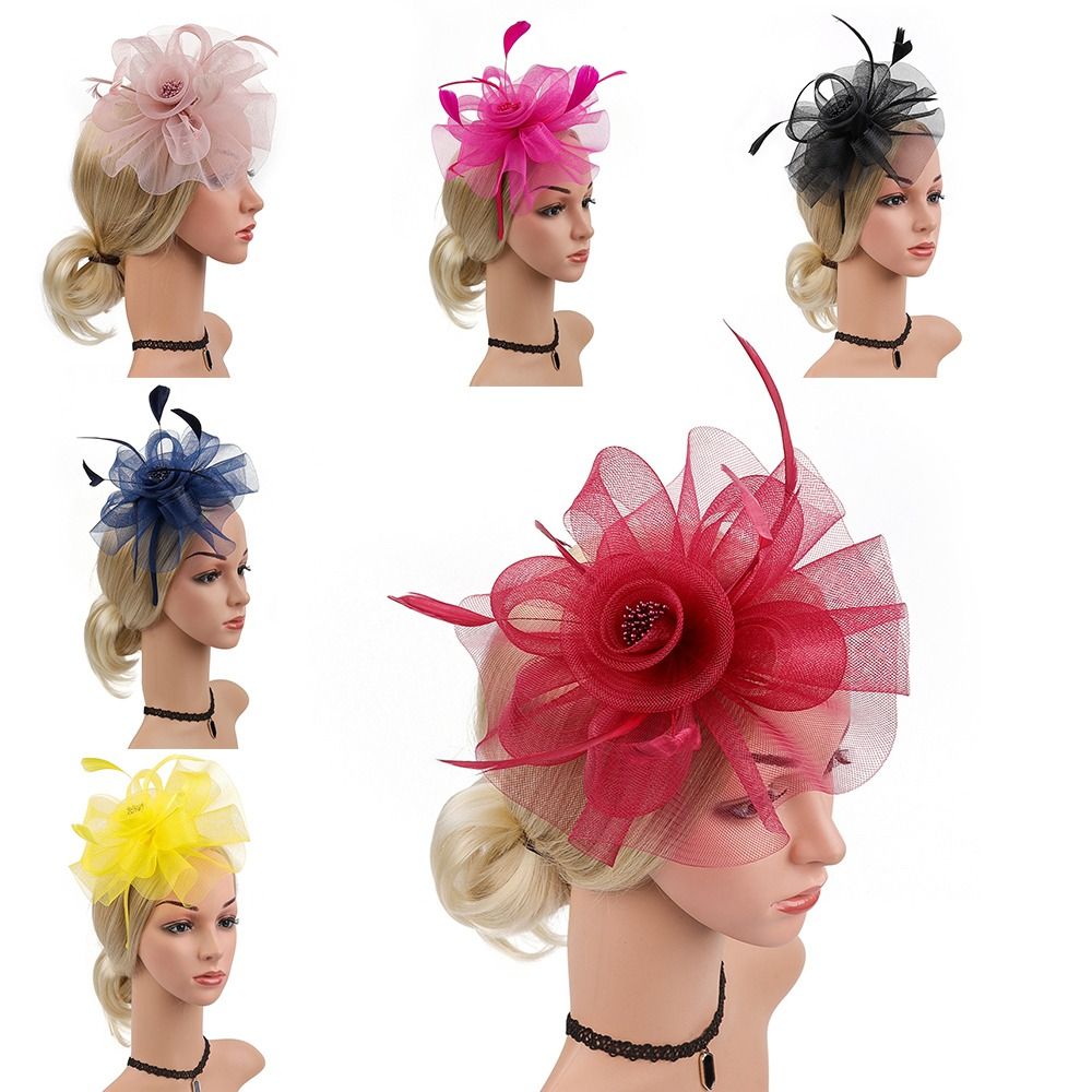 Feathers Ribbon Fascinator Hat - Vintage Fashion Hats recensie en prijs