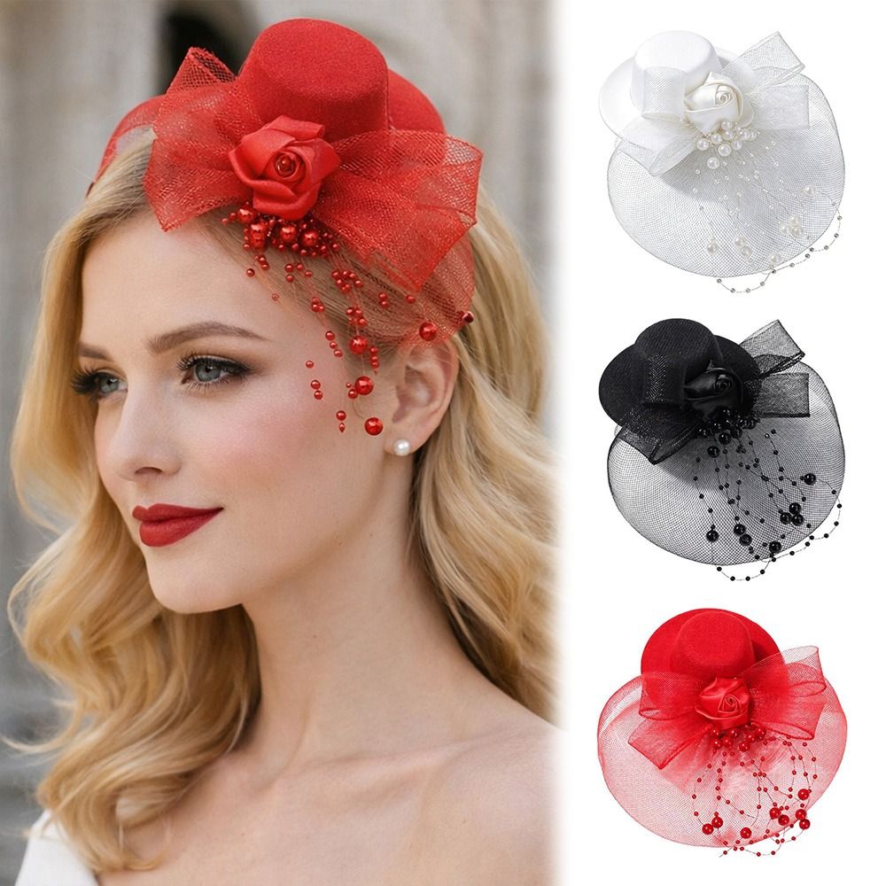 Fashion Elegant Mesh Top Hat B - Vintage Fashion Hats recensie en prijs