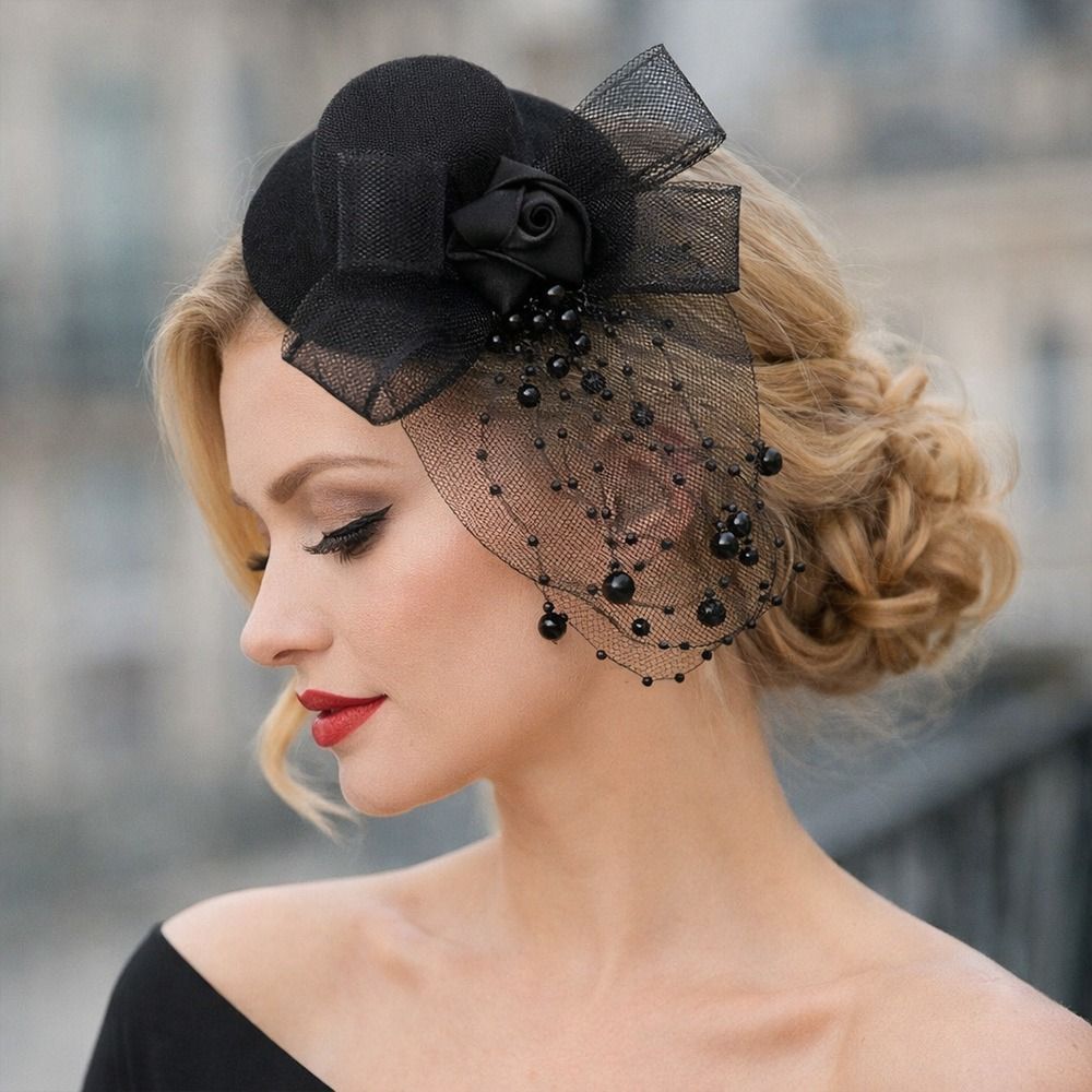 Fashion Elegant Mesh Top Hat B - Vintage Fashion Hats recensie en prijs