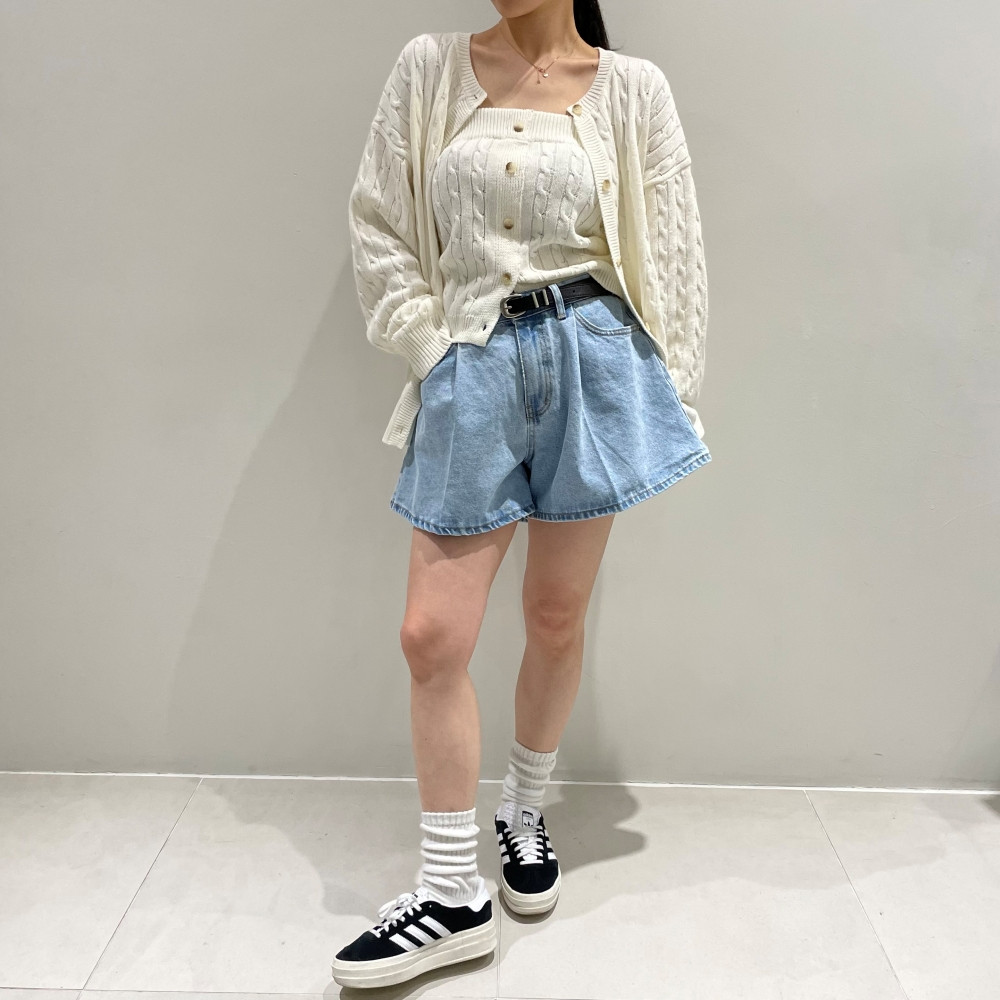 High Waist Denim Shorts Minima - Vintage Fashion Influencer recensie en prijs