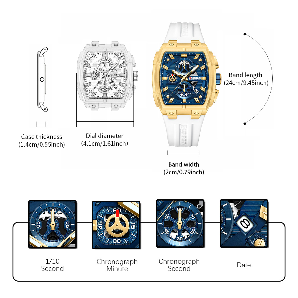 CURREN Luxury Vintage Watch fo - Vintage Fashion Design recensie en prijs