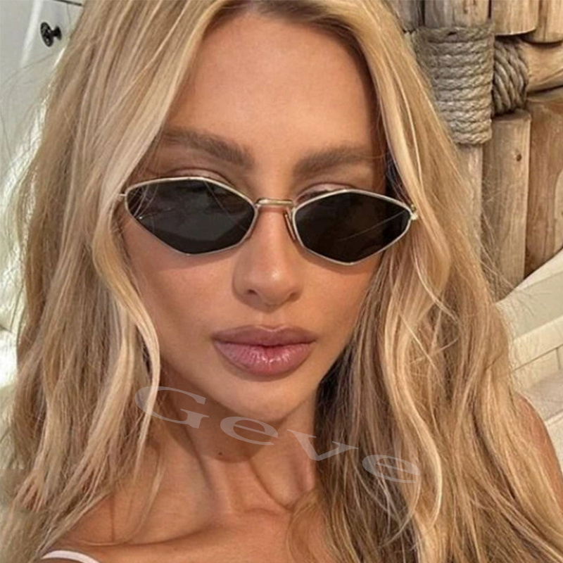 Trendy Polygonal Small Sunglas - Vintage Fashion Trends recensie en prijs