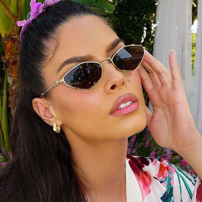 Trendy Polygonal Small Sunglas - Vintage Fashion Trends recensie en prijs