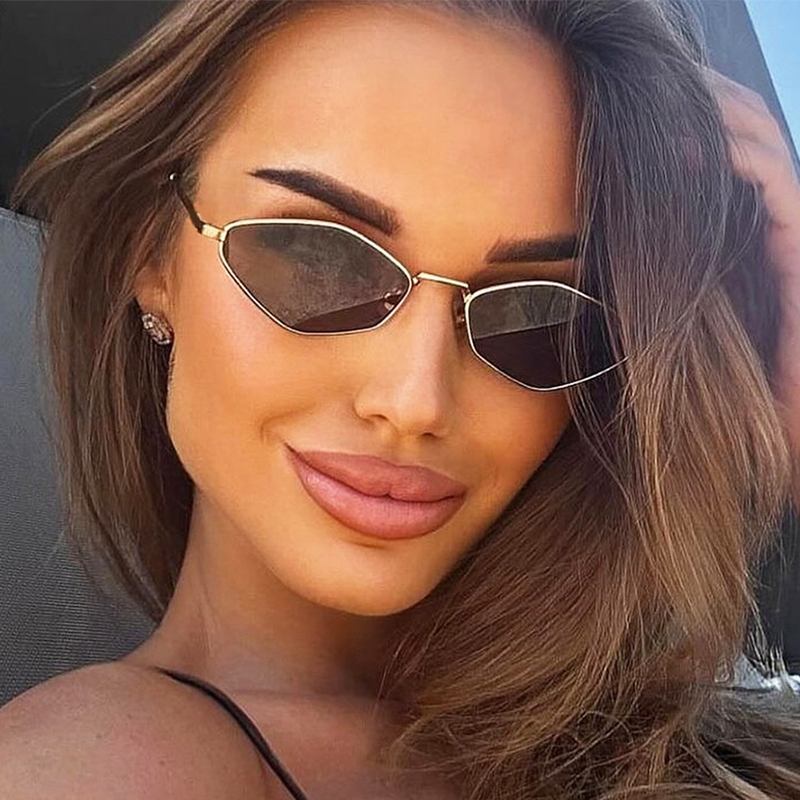 Trendy Polygonal Small Sunglas - Vintage Fashion Trends recensie en prijs