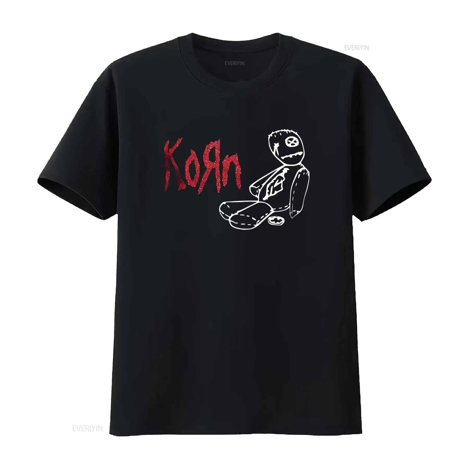 Korn Red Glitter Baby T Shirt  - Vintage Fashion Dolls recensie en prijs