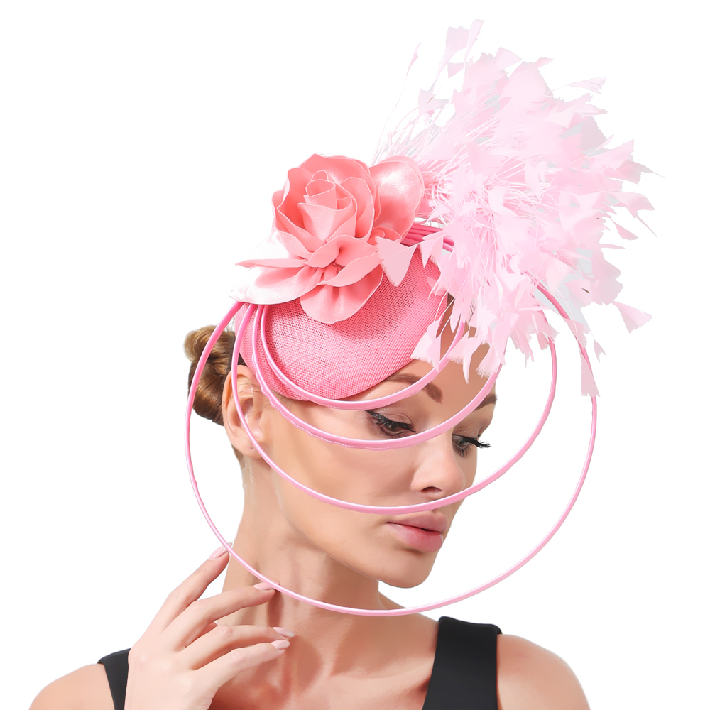 Beauty Pink Ladies Event Fasin - Vintage Fashion Hats recensie en prijs