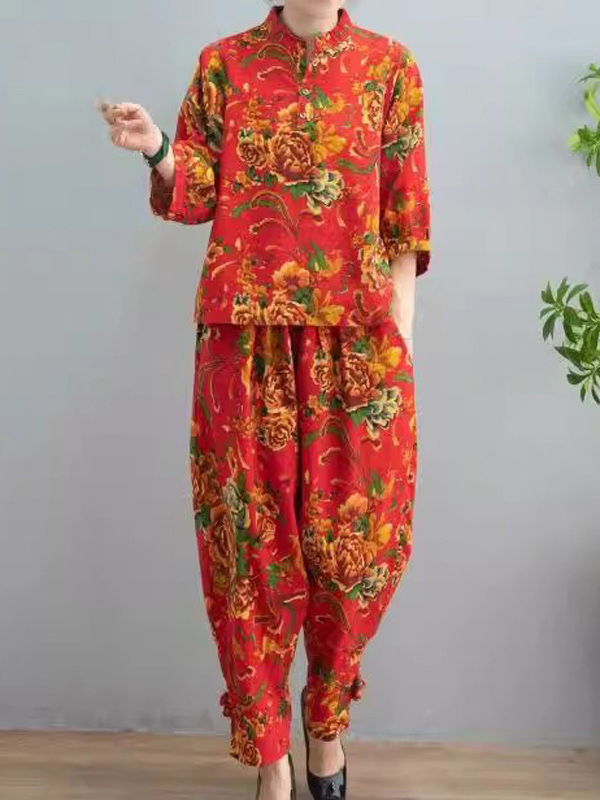 Spring Autumn Women's Ethnic S - Vintage Fashion Pieces recensie en prijs
