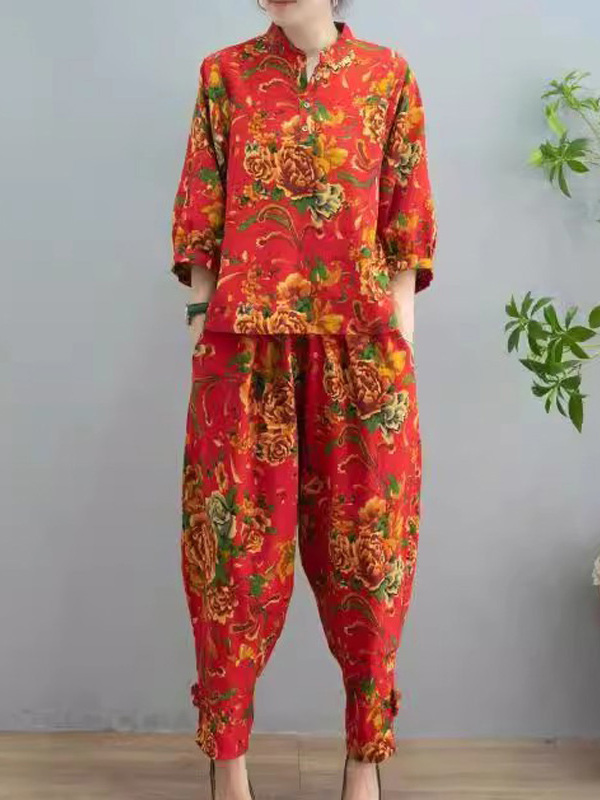 Spring Autumn Women's Ethnic S - Vintage Fashion Pieces recensie en prijs