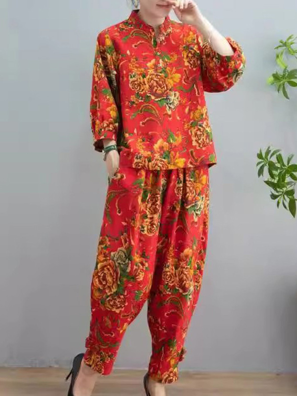 Spring Autumn Women's Ethnic S - Vintage Fashion Pieces recensie en prijs