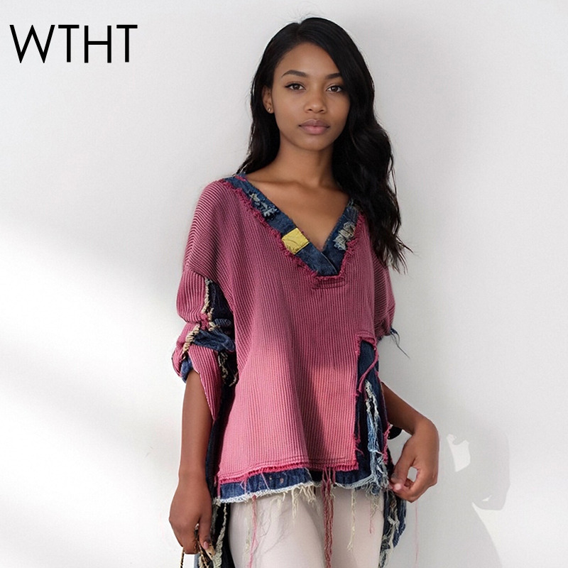 WTHT Fashion Women's Spliced D - Vintage Fashion Influencer recensie en prijs