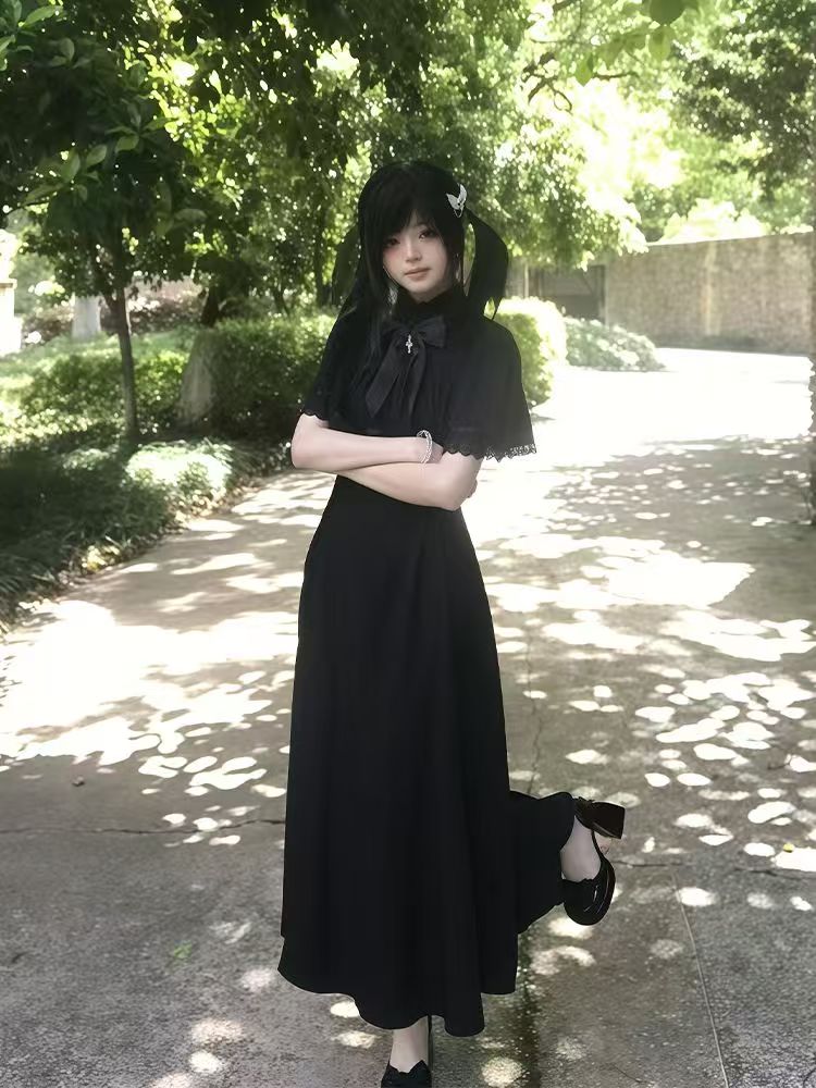 Gothic Harajuku Slim Lace Retr - Vintage Fashion Retro Outfit recensie en prijs