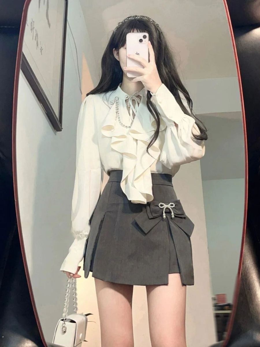 Elegant Vintage Long Sleeve Sh - Vintage Fashion Pieces recensie en prijs