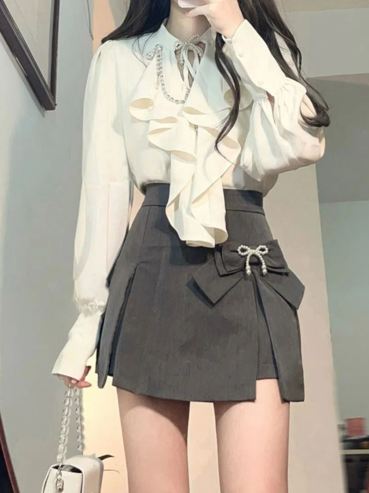 Elegant Vintage Long Sleeve Sh - Vintage Fashion Pieces recensie en prijs