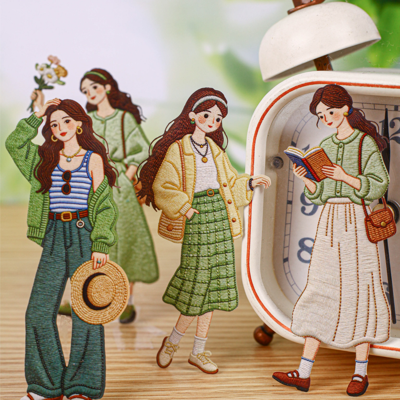 16pcs  Retro Fashion Character - Vintage Fashion Journal recensie en prijs