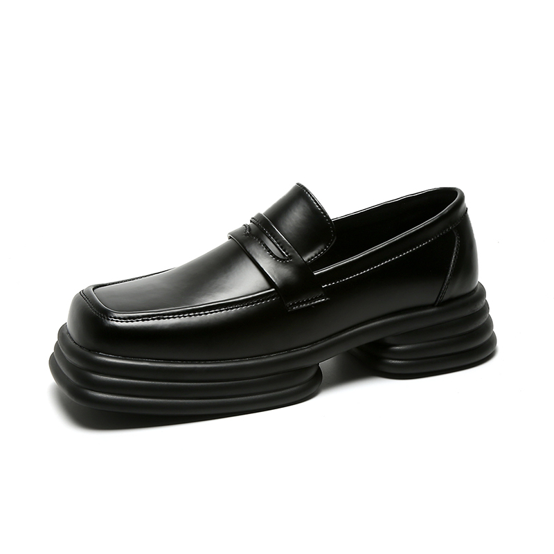 Men Zipper Patent Leather Incr - Vintage Fashion Japan recensie en prijs