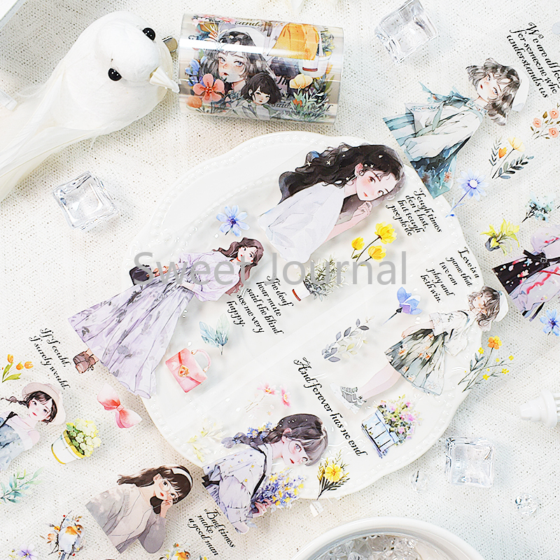 2m/Roll Vintage Lady PET Tape  - Vintage Fashion Journal recensie en prijs