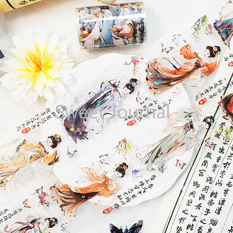 2m/Roll Vintage Lady PET Tape  - Vintage Fashion Journal recensie en prijs