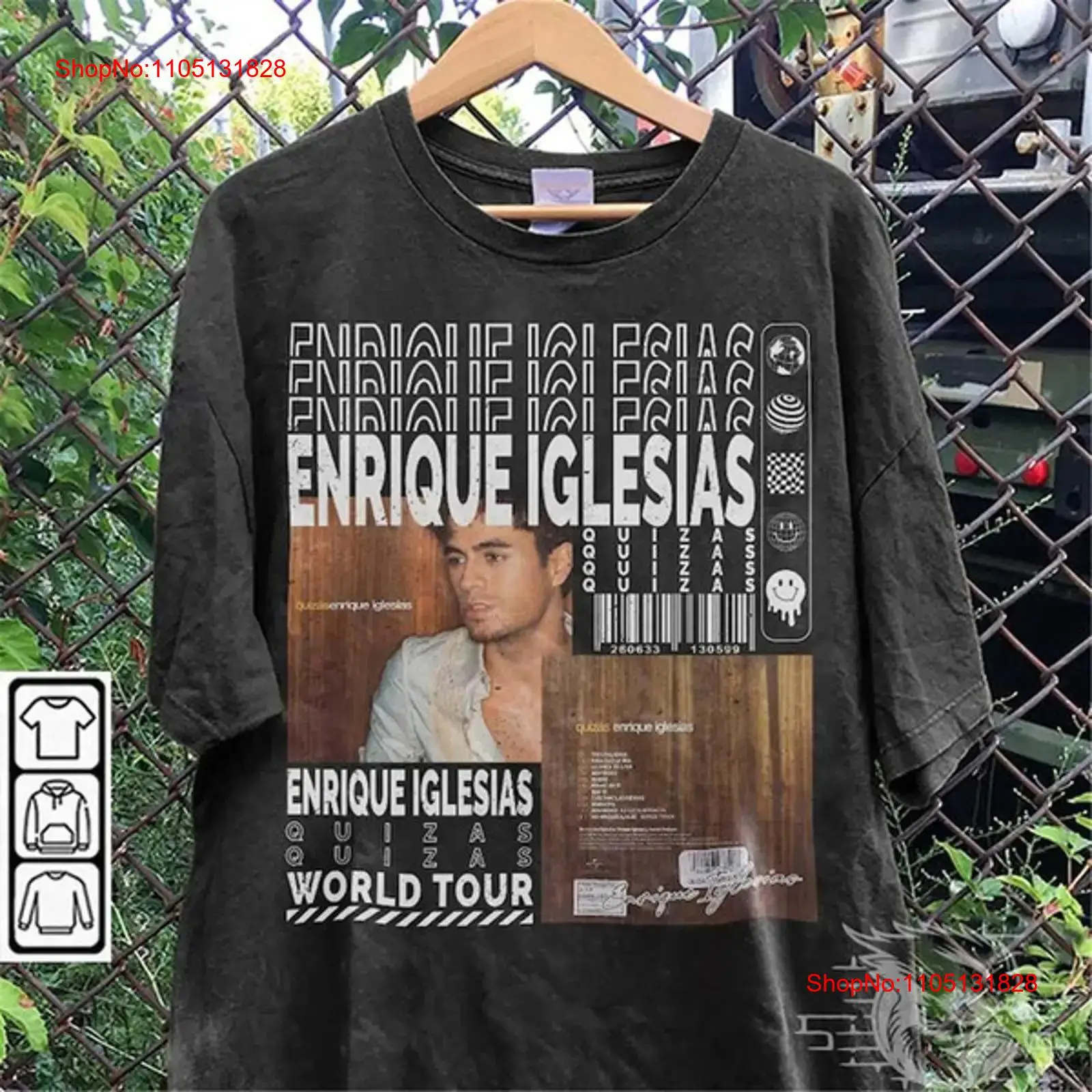 Enrique Iglesias Music T Shirt - Vintage Fashion Quiz recensie en prijs